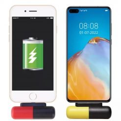5000mAh Ultra-Compact Capsule Power Bank Battery Pack Compatible with iPhones/Samsung and Most Other Smartphones