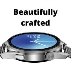 Unisex Smart Watch for Android / iOS Phones, QI Wireless Charging,Bluetooth Health Tracker with Heart Rate Monitor